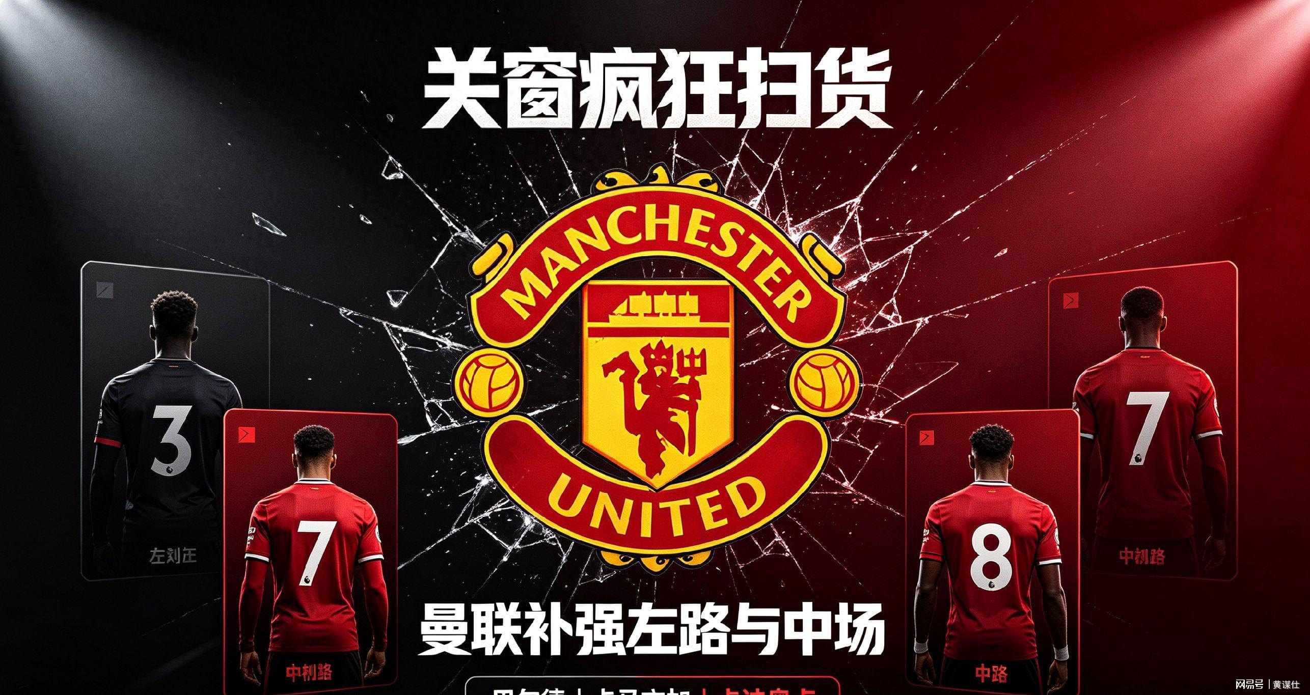 关窗疯狂出击！曼联同时追三大强援，哪笔交易能成真？